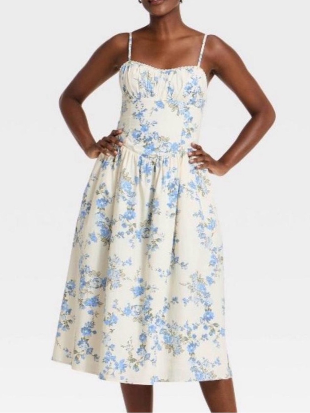 A New Day Corset Midi dress Sz Large - NWOT